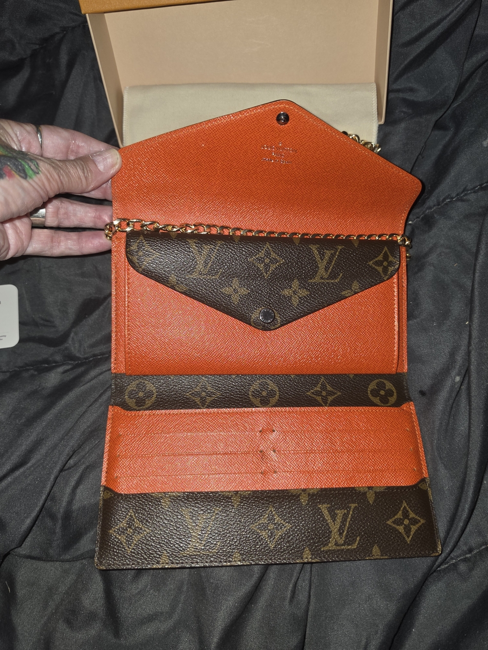 AUTH Louis Vuitton Marie-Lou Long Wallet - Picture 4 of 14